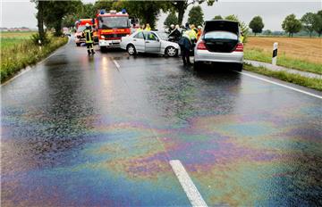 Verkehrsunfall auf Bundestraße