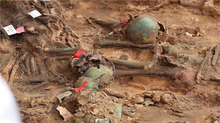 In Nürnberg wurde der möglicherweise größte Pestfriedhof Europas entdeckt.