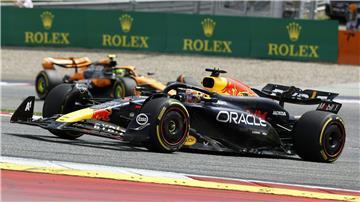 In Österreich gab es einen folgenschweren Unfall zwischen den WM-Rivalen Max Verstappen (v.) und Lando Norris.