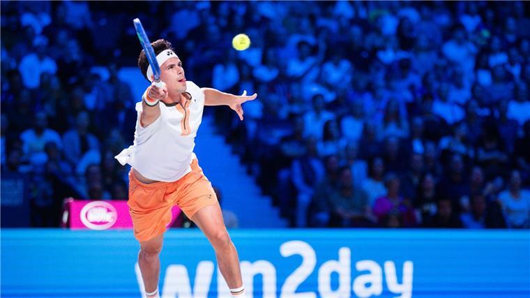Tennis-Turnier in Wien: Altmaier ohne Chance gegen Sinner In Wien ohne Chance gegen Jannik Sinner: Daniel Altmaier.