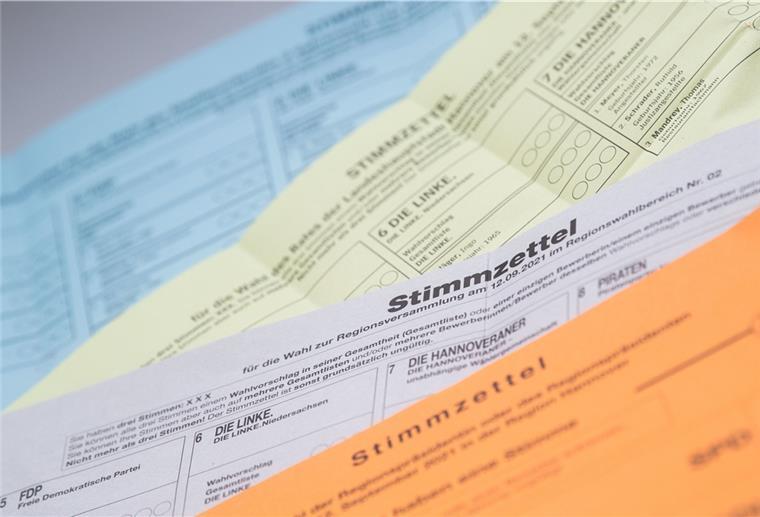 282 bewerben sich um eines der 54 Mandate im Rotenburger Kreistag Muster von Stimmzettel für die Kommunalwahlen 2021 in Niedersachsen