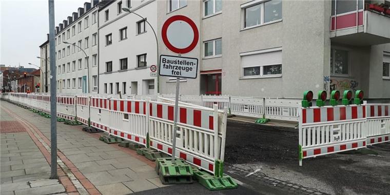 Bremerhaven: Deichstraße für zwei Monate gesperrt In zwei Monaten soll die Sanierung in der Deichstraße abgeschlossen sein.