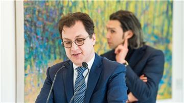 Intendant Serge Dorny (vorne) und Generalmusikdirektor Vladimir Jurowski im März 2018.