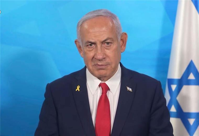 Israels Ministerpräsident Netanjahu bleibt bei seiner harten Linie gegenüber der Hamas. (Archivbild)