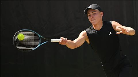 Ist erstmals für das Davis-Cup-Team nominiert: der 17-jährige Justin Engel. (Archivbild)