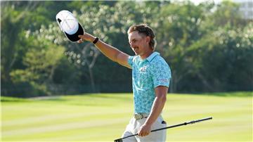 Jake Knapp hat beim Golfturnier in Florida eine seltene 59er-Runde gespielt.