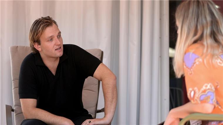 Jan Bülow, Darsteller im Film „Die Theorie von allem“ im Gespräch mit der Deutschen Presse Agentur.