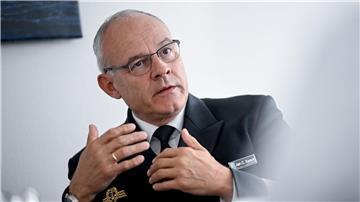 Jan Christian Kaack, Inspekteur der Deutschen Marine, Vizeadmiral spricht im dpa-Interview.
