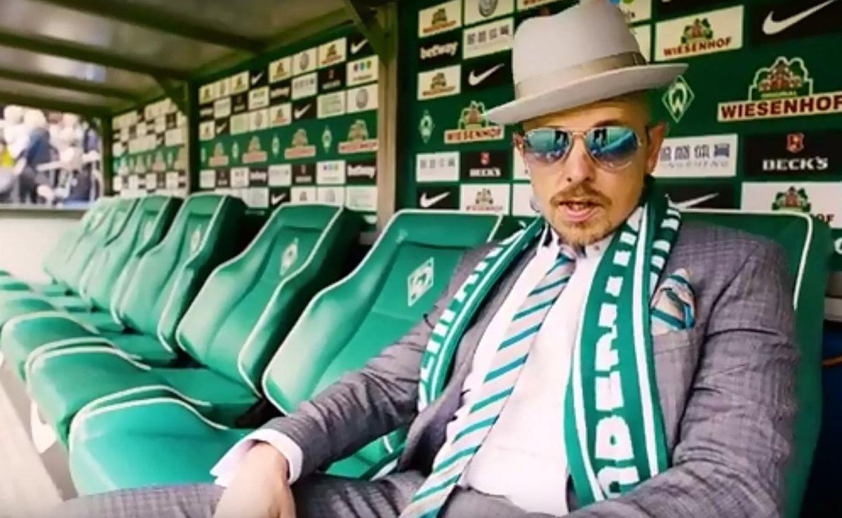Hier gibt's Jan Delays Werder-Hymne als Video Jan Delay macht Werder-Stimmung.