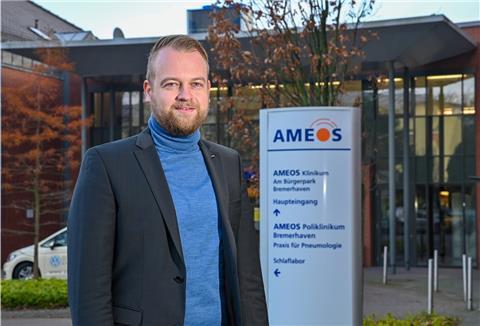 Jan-Henning Stoffers ist seit Oktober Krankenhausdirektor der Ameos-Kliniken in Bremerhaven und Geestland.