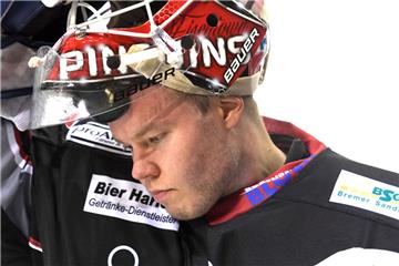 Jani Nieminen zeigten im Tor der Fischtown Pinguins beim Sieg gegen den amtierendem Meister München eine bärenstarke Leistung.
