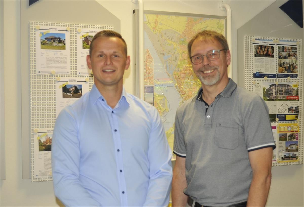 Tränkner Immobilien GmbH feiert 50. Jubiläum Geschäftsführer Lukasz Lachowicz und Jörg Thaden