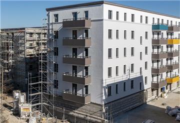 Baustelle Wohnblöcke