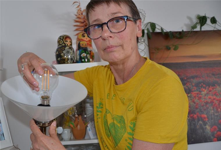 Förderwerk Bremerhaven bietet Stromspar-Checks an Jedes Leuchtmittel in Luisa Wendel-Neues Wohnung ist ein Energiesparmodell.