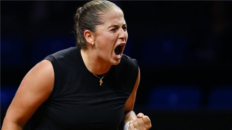 Jelena Ostapenko überzeugte im Halbfinale von Stuttgart.