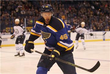 Jeremy Welsh bestritt in der vergangenen Saison zwei Spiele für die St. Louis Blues in der NHL. Nun spielt er für die Pinguins.  Foto UPI/imago
