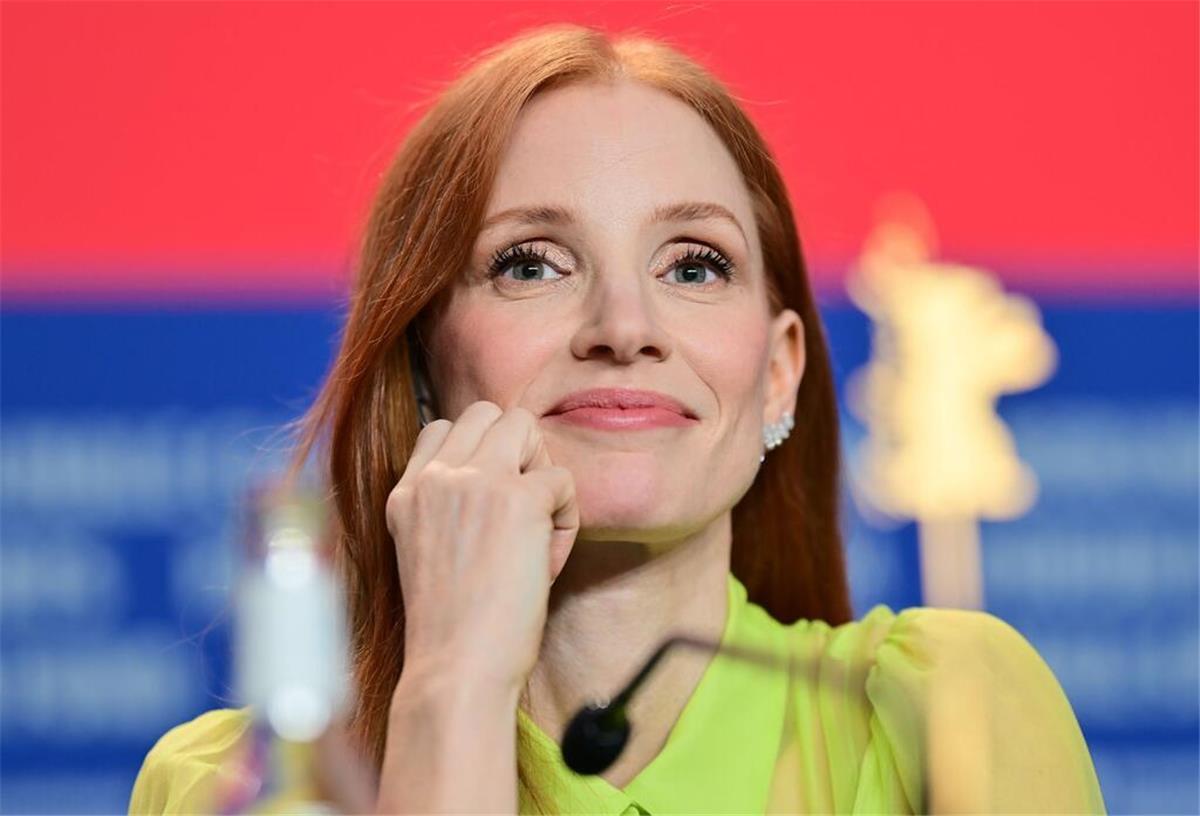 Berlinale: Timothée, Tilda und Trump als Elefant im Raum Jessica Chastain wird auf der Berlinale politisch.