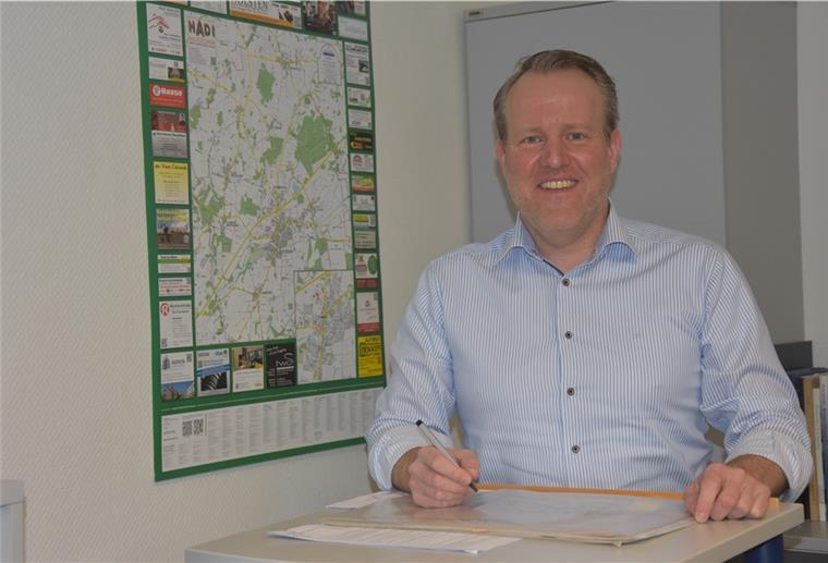 In der Samtgemeinde Sittensen greift das Baufieber um sich Das Foto zeigt Jörn Keller.