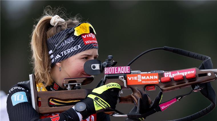 Überraschendes WM-Debüt für Biathlon-Europameisterin Puff Johanna Puff startet erstmals bei einer Biathlon-WM.