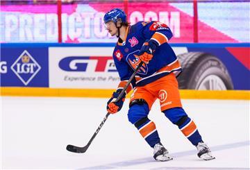 Joose Antonen im CHL-Spiel mit Tappara Tampere gegen die Rouen Dragons.