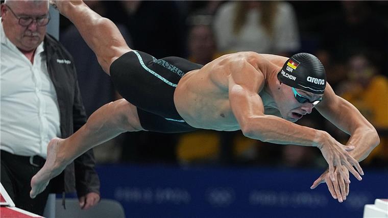 Josha Salchow war mit der Staffel und über 100 Meter Freistil im Einsatz.