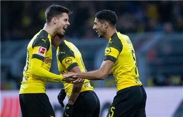 Jubel bei den Dortmundern: Der BVB hat Hannover 96 souverän geschlagen.