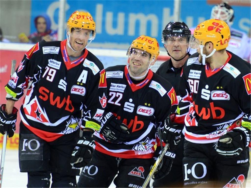 Jubel bei den Fischtown Pinguins. Foto: Scheer