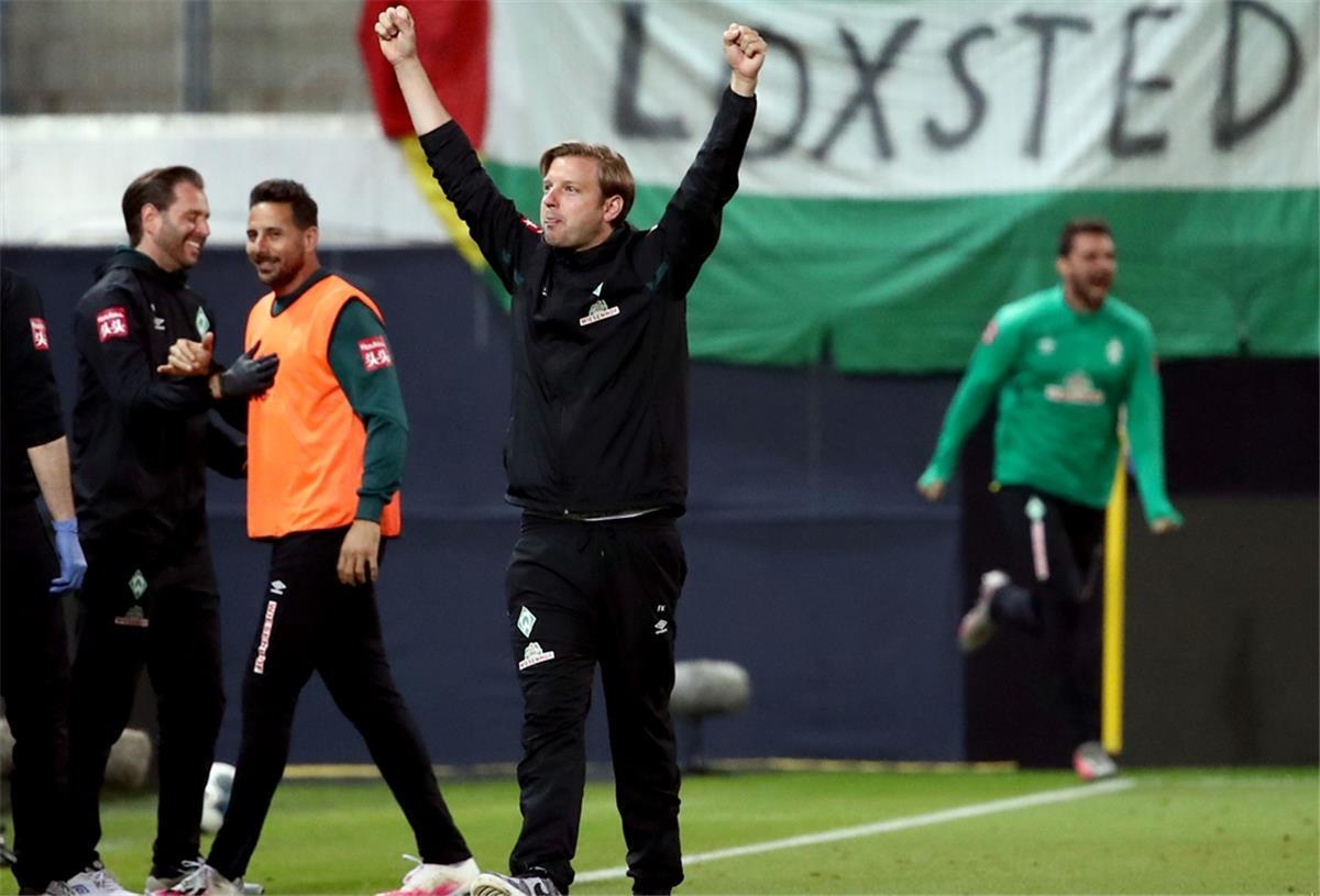 Kohfeldt äußert sich nicht zu seiner Zukunft als Werder-Trainer Jubelt Florian Kohfeldt auch in der neuen Saison als Trainer von Werder Bremen?