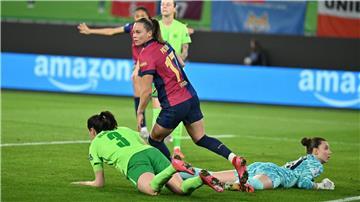 Jubelt jetzt für den FC Barcelona: Die ehemalige Wolfsburgerin Ewa Pajor.