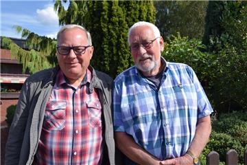 Jürgen Hülsebusch und Ernst Böning führen den Bürgerverein Blexen. Den gibt es seit 125 Jahren.