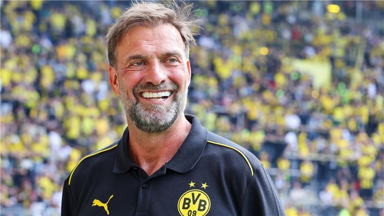 Klopp wieder in Schwarz-Gelb - Euphorie bei Kurz-Comeback Jürgen Klopp kehrte am Samstag kurzzeitig nach Dortmund zurück