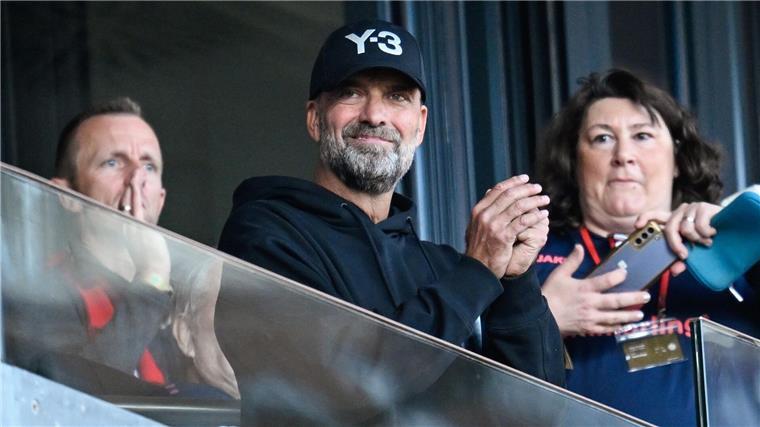 Jürgen Klopp war als Mainzer Edelfan beim Spiel gegen Bremen dabei.