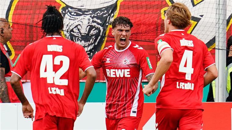 Mühsamer Premieren-Sieg für Struber: Köln schlägt Sandhausen Julian Pauli hat Köln in Führung gebracht.