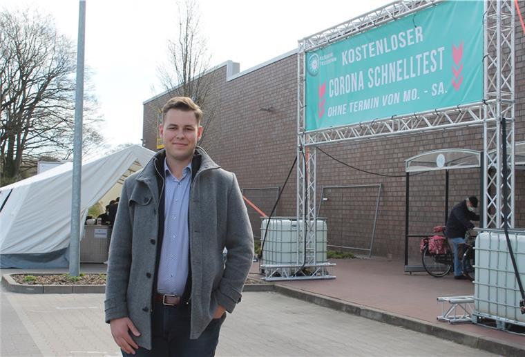 Justin Womble eröffnet mit Firma BeNegative wieder ein Testzentrum in Hagen. Der genaue Standort wird noch mitgeteilt. Archivbild Schröder