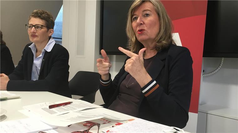 Zwei Frauen am Tisch