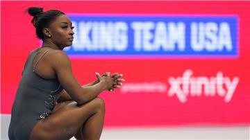 Kam beim Mehrkampf bei den US-Trials auf 58,650 Punkte: Simone Biles.