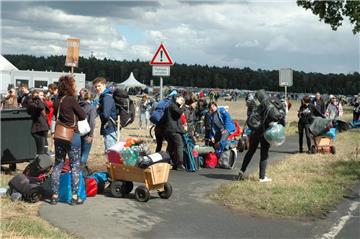 Kann losgehen: Etwa die Hälfte der Hurricane-Besucher reiste in den vergangenen Jahren am Tag vor dem Festivalbeginn an. Das dürfte auch dieses Mal so sein.