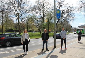 Katrin Frohoff-Hülsmann, Moritz Kersting und Dr. Jan Schlüter beschäftigen sich mit Mobilität und haben für Simulationen eine digitale Version von Bremerhaven erbaut.