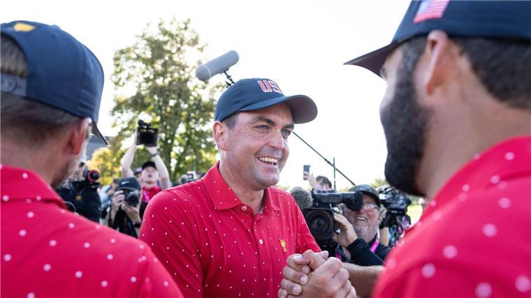 Ryder-Cup-Kapitän holt Siegpunkt im Presidents Cup Keegan Bradley holte den entscheidenden Punkt für die US-Golfer.