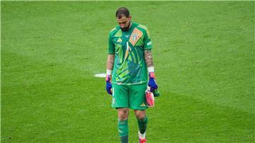 Keeper Gianluigi Donnarumma war nach dem Schlusspfiff enttäuscht.