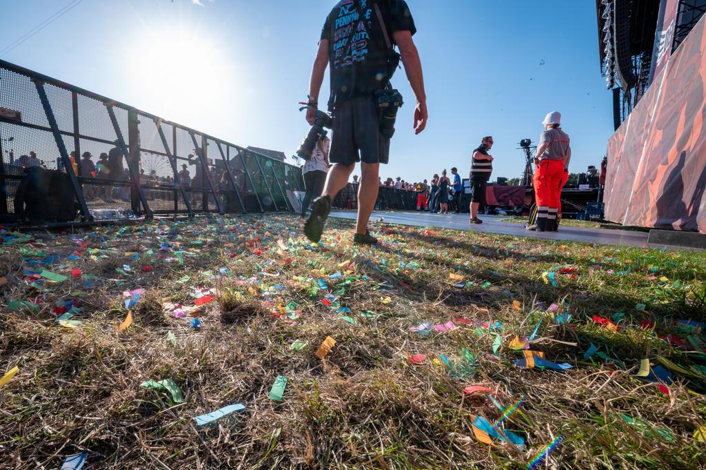 Kehraus nach dem Deichbrand-Festival