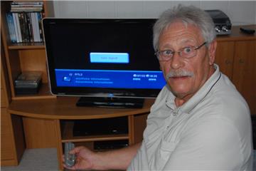 Kein Signal bei den privaten Sendern, wenn Gerald Fiedler in Bexhövede den Fernseher einschaltet. Die Störung besteht, seit die Arbeiten am Schiffdorfer Sendemast am 12. Juli begonnen haben. 