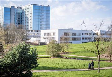 Keine Besucher mehr erlaubt: das städtische Klinikum Reinkenheide.