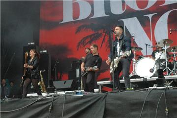Keine Unbekannten beim Hurricane: Die Broilers, hier bei ihrem Auftritt 2014. Diesmal treten die Punkrocker aus Düsseldorf am Freitag auf.