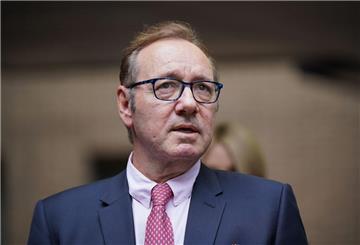 Kevin Spacey vor dem Southwark Crown Court in London.