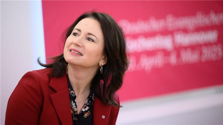 Kirchentagspräsidentin Anja Siegesmund hat das Programm vorgestellt.