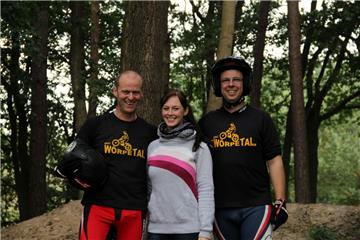 Kirchtimker Familienbande im MSC: Andreas, Sarah und Michael Kregel.