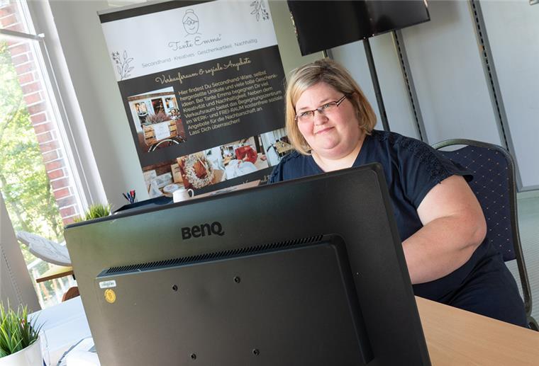 Wie Coworking das Leben in den Dörfern beleben könnte Kirsty Altendorf ist die erste Mieterin im Coworking-Space des Begegnungszentrums "Tante Emma" in Cuxhaven.