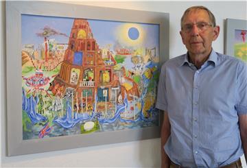 Klaus Trolldenier ist einer von sieben Kunstschaffenden aus der Wesermarsch, die am 5. September ihre Ateliers für Gäste öffnen.