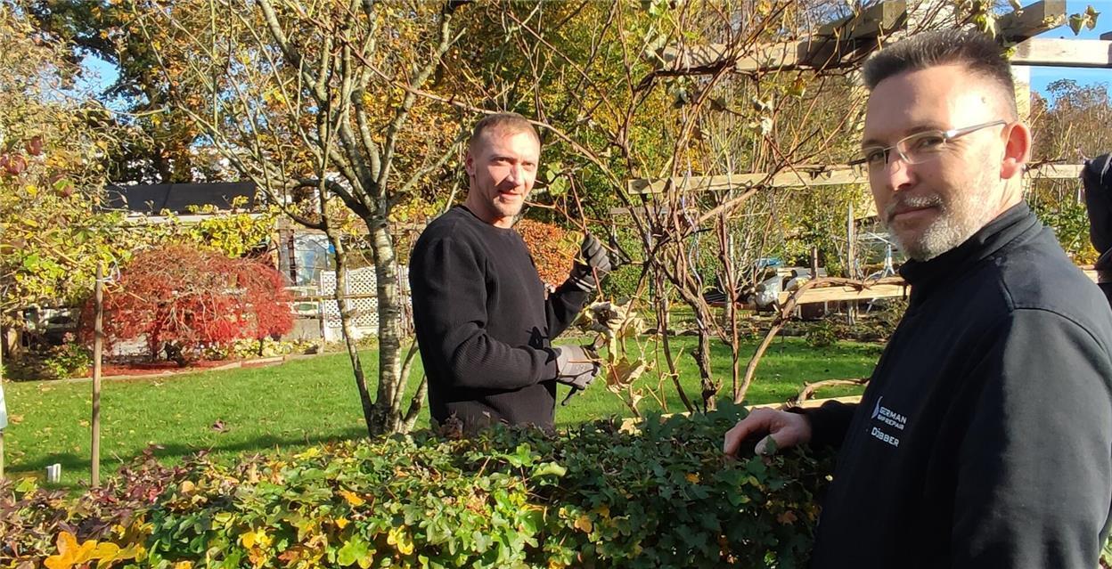 Dennis Fischer (links) und Frank Döbber